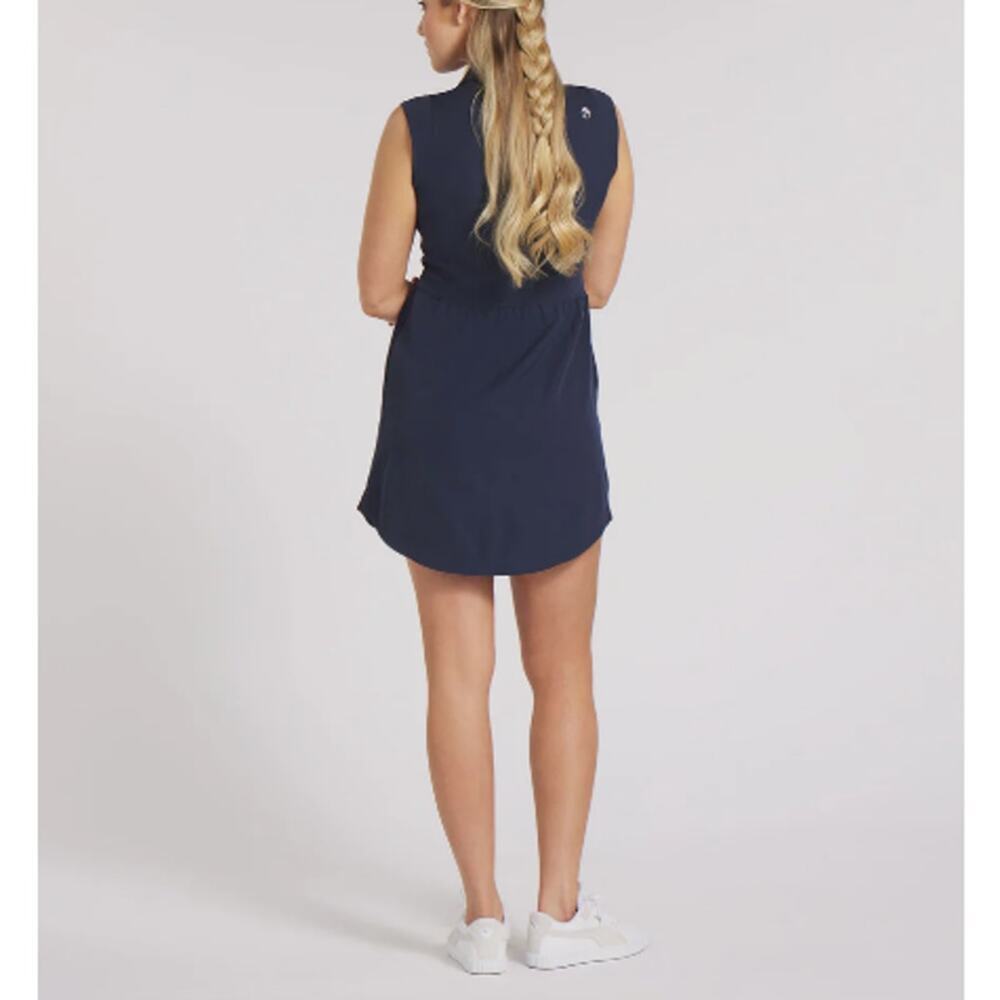 Puma x Arnold Palmer Women's Deep Navy Mini Golf Dress Size L - Picture 2 of 6
